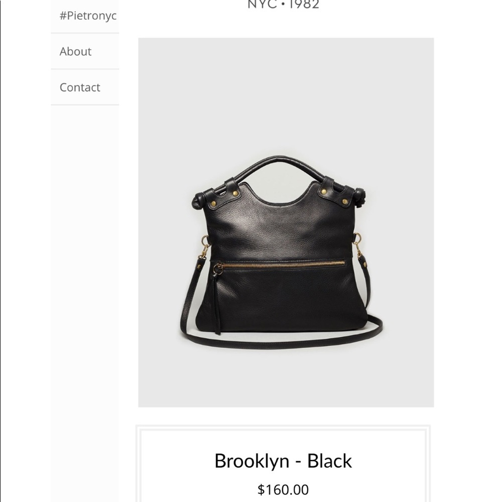 Pietro Alessandro Leather Bag (Black)